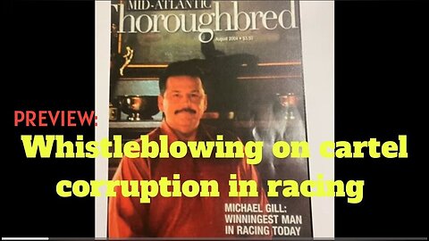 PREVIEW - Coming soon: Corruption in horse racing