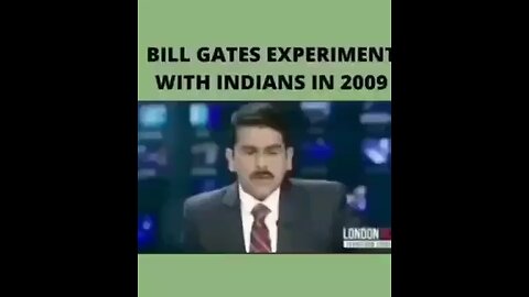 Bill Gates experiment with Indian girls in 2009