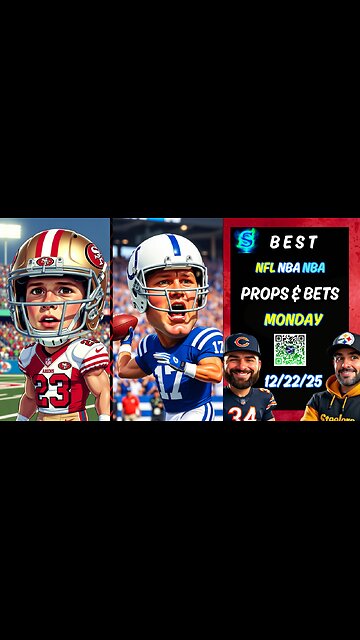🏈 Best Week 16 MNF Football Picks | 49ERS vs COLTS | NFL Player Props | NBA PICKS |Prizepicks 12/22