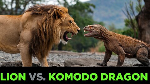 LION vs. KOMODO DRAGON – The Ultimate Battle of Strength vs. Venom! 🦁🐉🔥