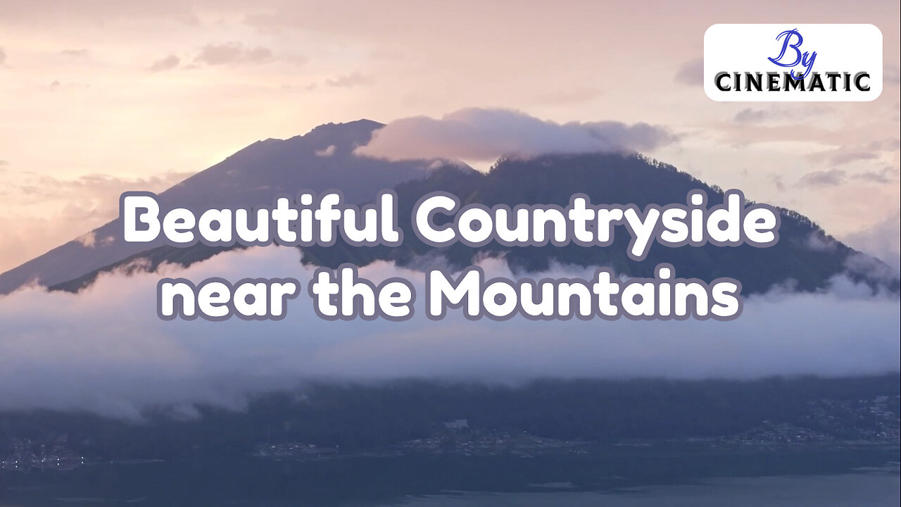 Beautiful Countryside near the Mountains