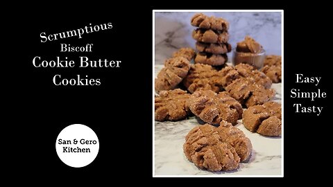 Scrumptious Biscoff Cookie Butter Cookies Recipe