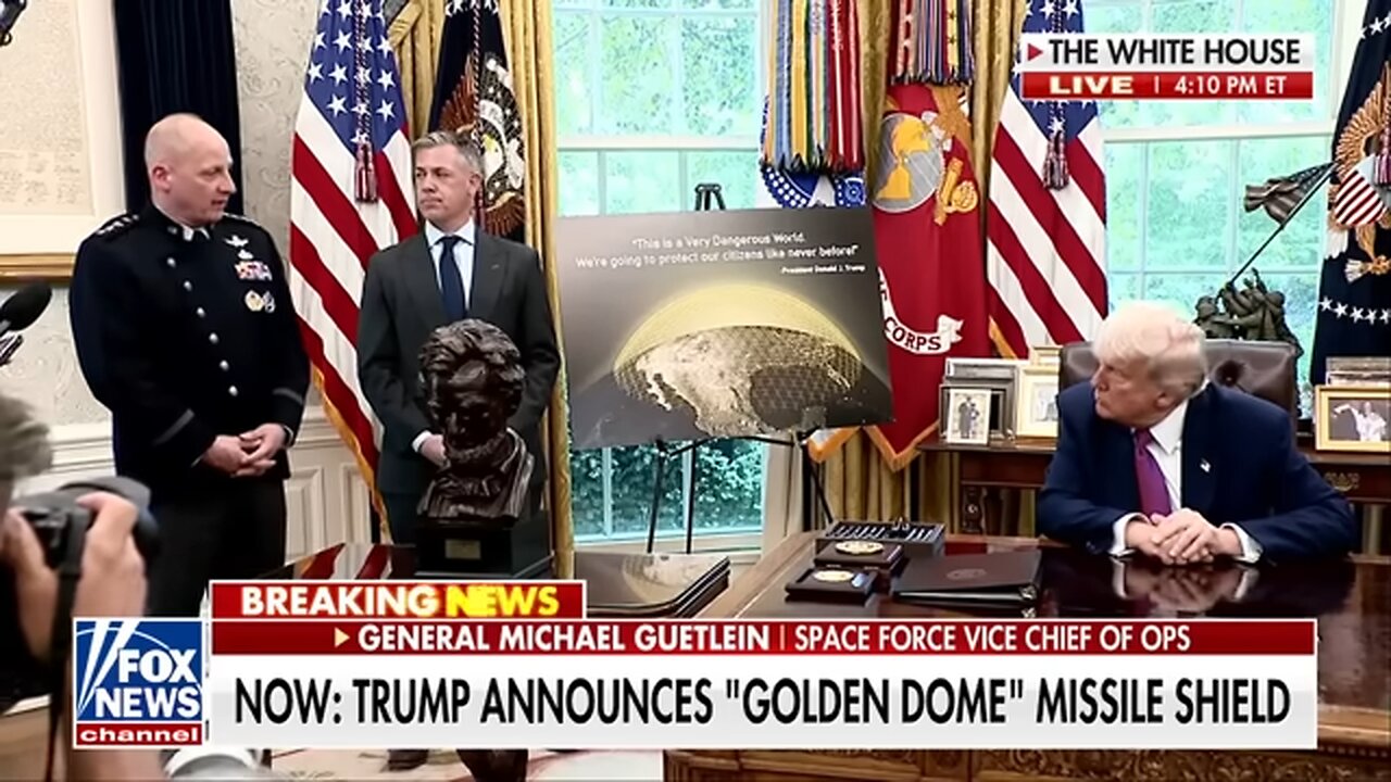 Trump announces NEW missile shield for America: GOLDEN DOME
