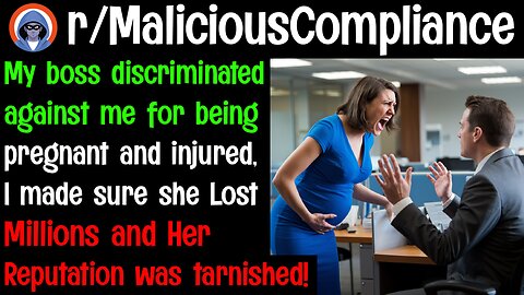 Boss fired me for being pregnant, I’m the one who gets paid in the end! #letsredd #malicious