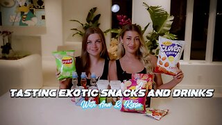 Tasting Exotic Snacks and Drinks!