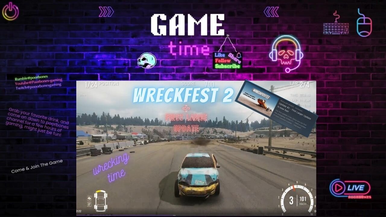 game-play+first large update, WreckFest 2