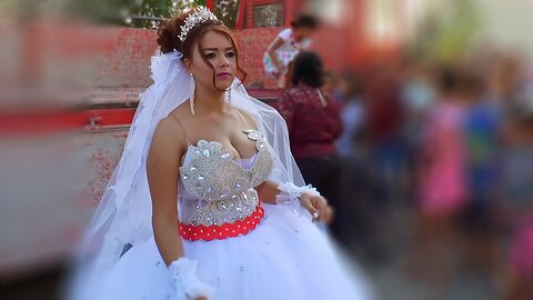 Bridal Dress With Jewelled Applique