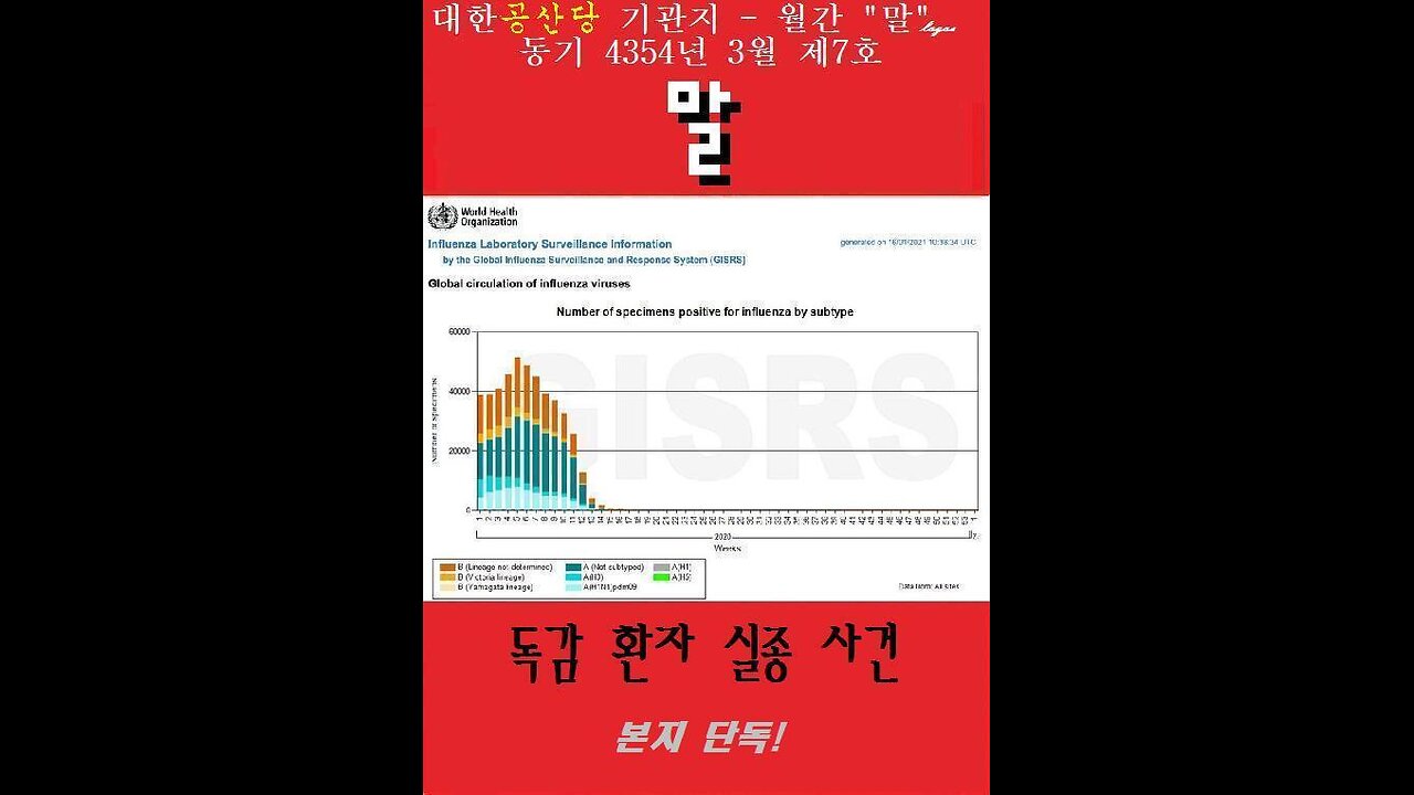 ☆ § 독감 환자 실종 사건 § #코로나사기