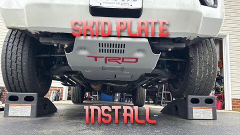 Toyota Tacoma TRD Skid Plate install
