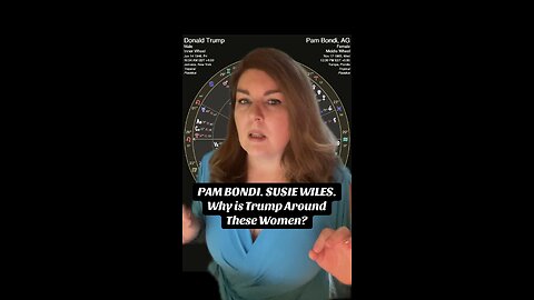 Pam Bondi. Susie Wiles. Why is Trump Around These Women?