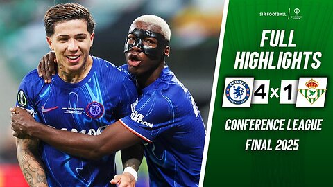 Moises Caicedo Goal - Real Betis vs Chelsea 1-4 - Highlights & All Goals - Conference League 2025