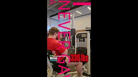 330lbs Leg ADDuctors (Medium) | #fitness #shorts #legs🦵