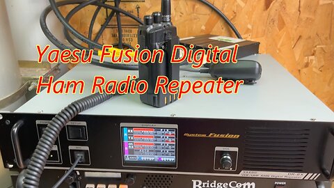 Yaesu Fusion Repeater Installed!