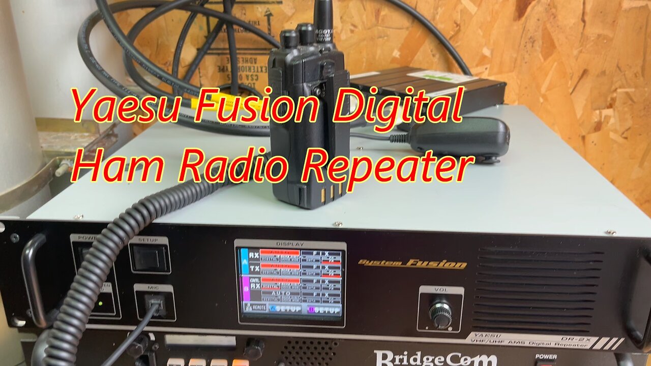 Yaesu Fusion Repeater Installed!