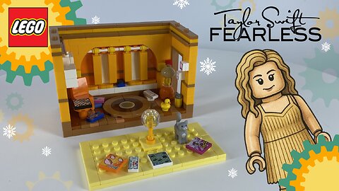 💛 Fearless Taylor Swift MOC The Yellow Room Lego Lover House Set #TaylorSwift #swifties #lego