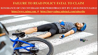 Failure to Read Policy Fatal to Claim