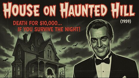 🚨 Snippet - House on Haunted Hill (1959) — Vincent Price classic horror