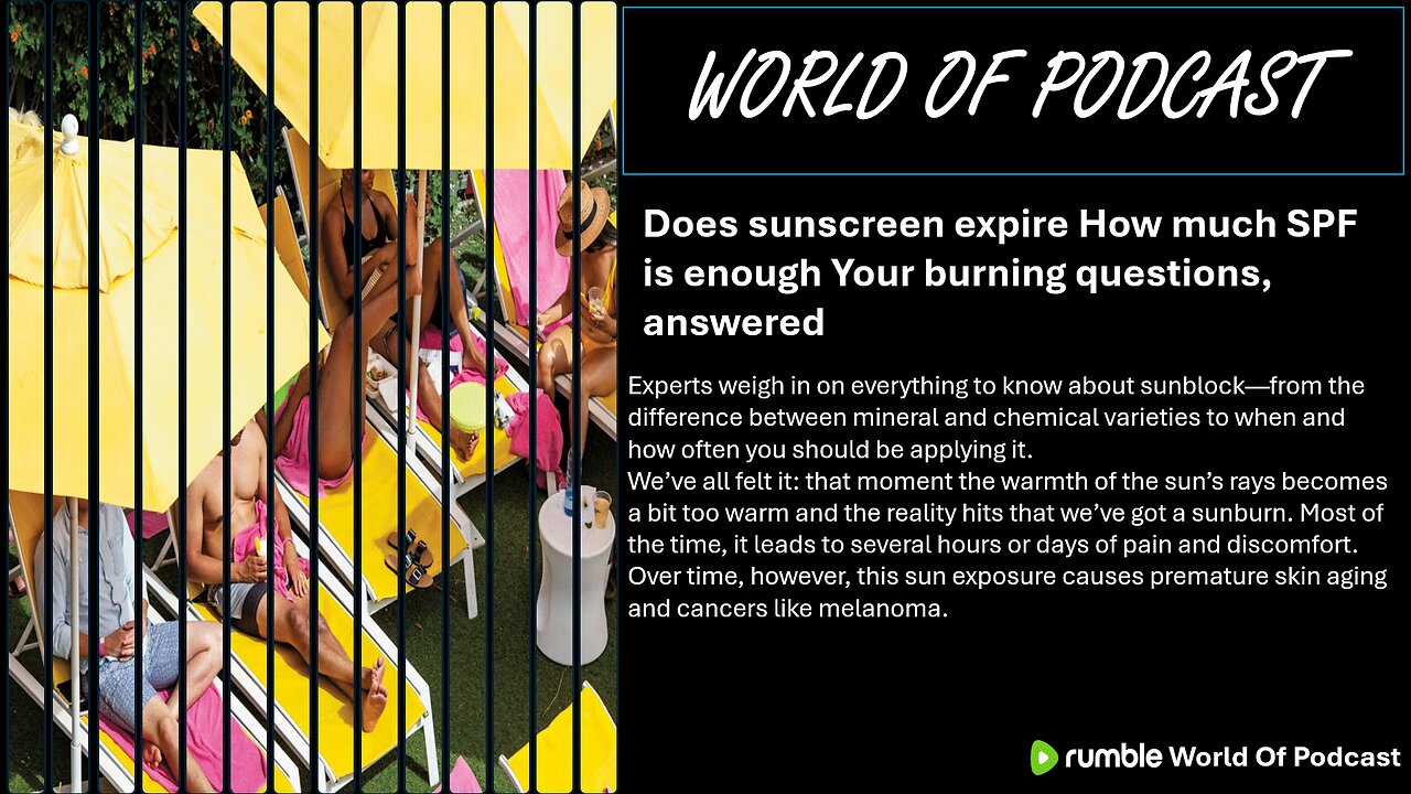 Does sunscreen expire How much SPF is enough Your burning questions, answered