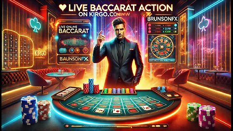 🎥 LIVE Dealer Baccarat on Sugar House with BrunsonFX | $5 Bets | GridMaster_AI