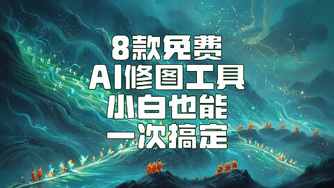 【免费AI修图】8个免费AI修图神器你用过几个？ | 8 Free AI Photo Editors: Have You Tried?