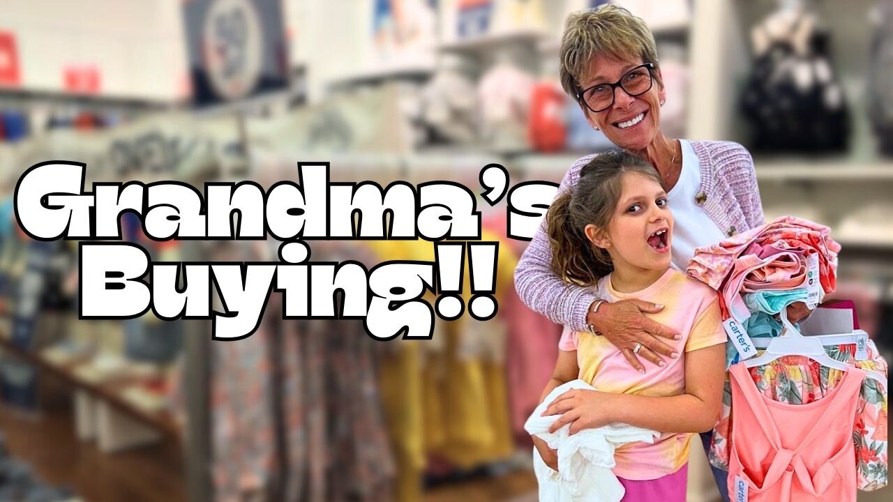 GRANDMA'S BUYING!! Shopping Day
