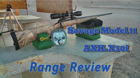 Savage 22 250 & Axil X30i Range Day