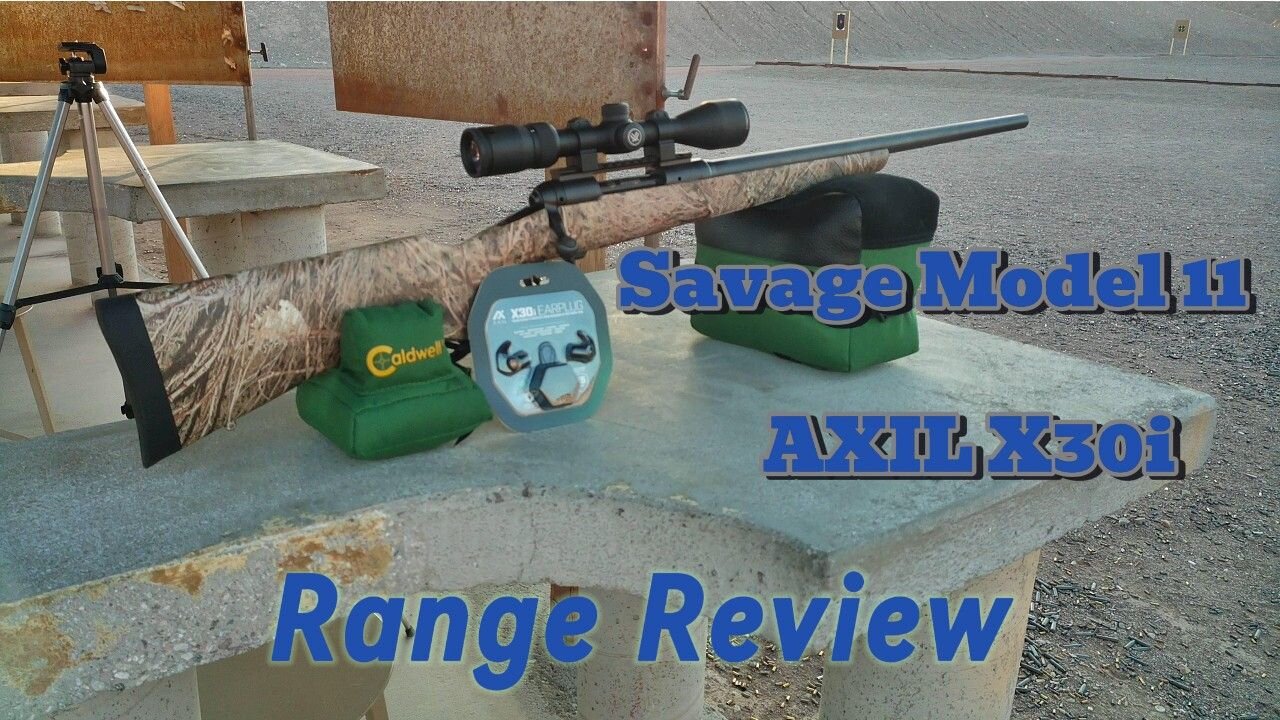 Savage 22 250 & Axil X30i Range Day