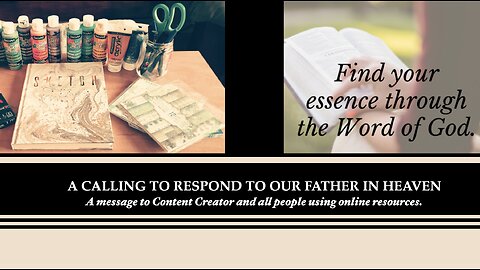 A MESSAGE - A Calling To Answer To Our Father In Heaven