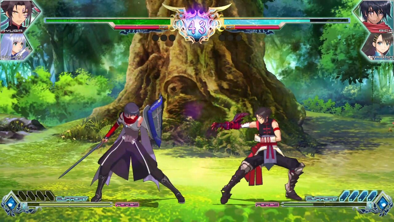 Ryuga + Rouna vs Rick + Pairon