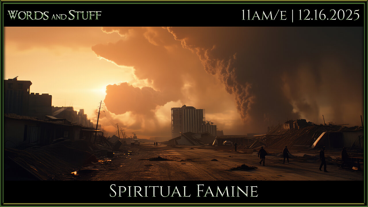 Spiritual Famine | Words and Stuff