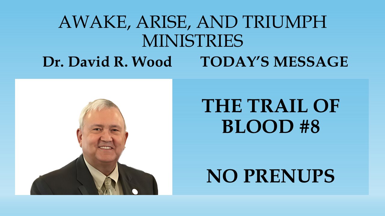 THE TRAIL OF BLOOD #8 - NO PRENUPS