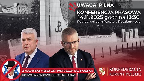 ŻYDOWSKI FASZYZM WKRACZA DO POLSKI - UCHWAŁA RZĄDOWA DONALDA TUSKA (14.11.2025)