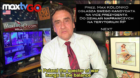 Prez. Max Kolonko : gotowi na wejście smoka? fragm. z MaxTV