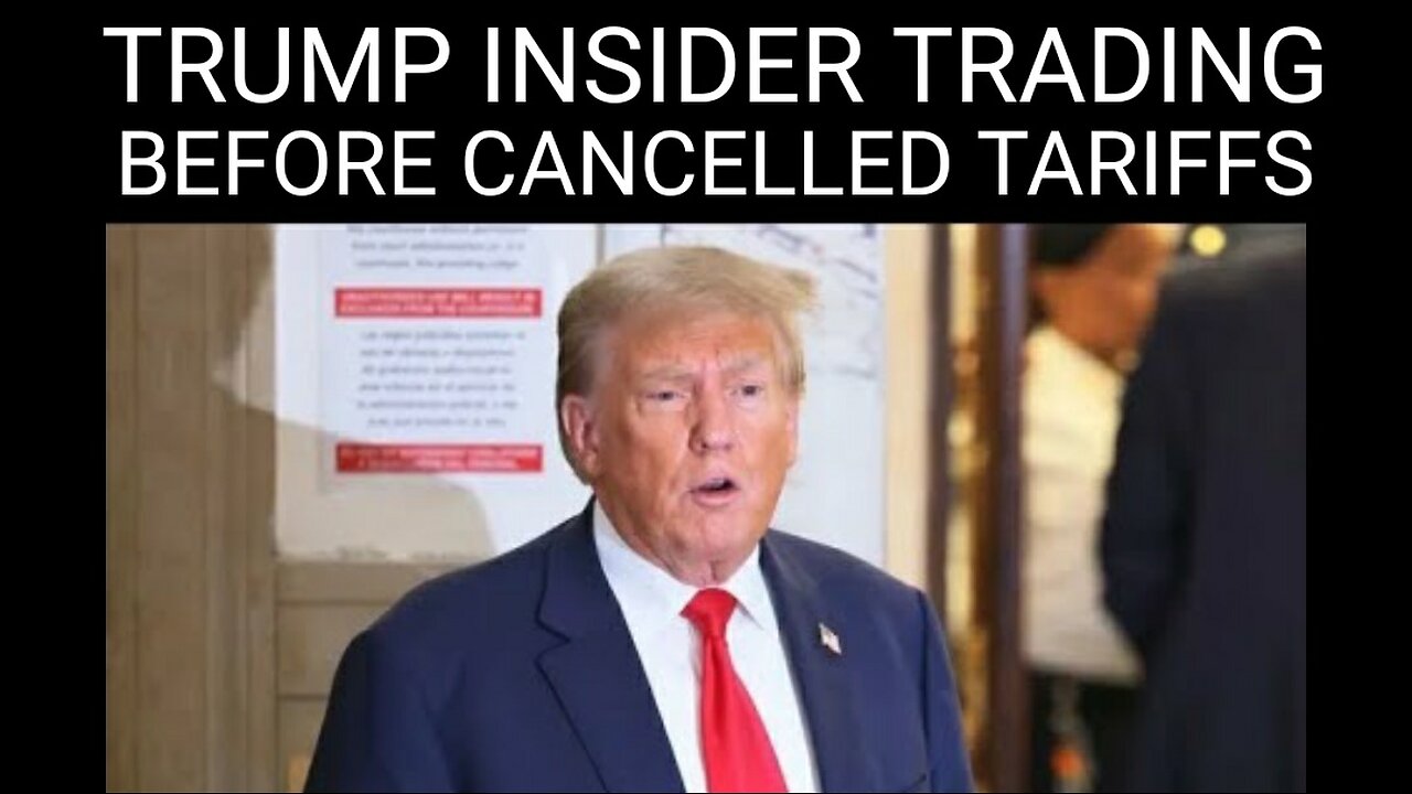 INSIDER TRADING SCANDAL. Attorney issues MAJOR UPDATE 4-11-2025