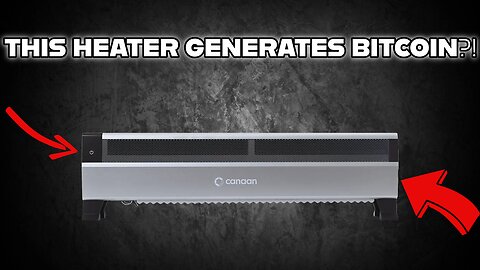 This heater is actually a Bitcoin miner! The Canaan Avalon Mini 3