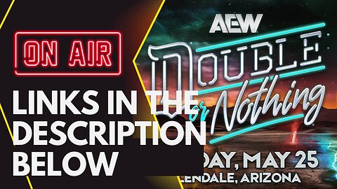 LIVE AEW Double or Nothing 2025 @Prime Video