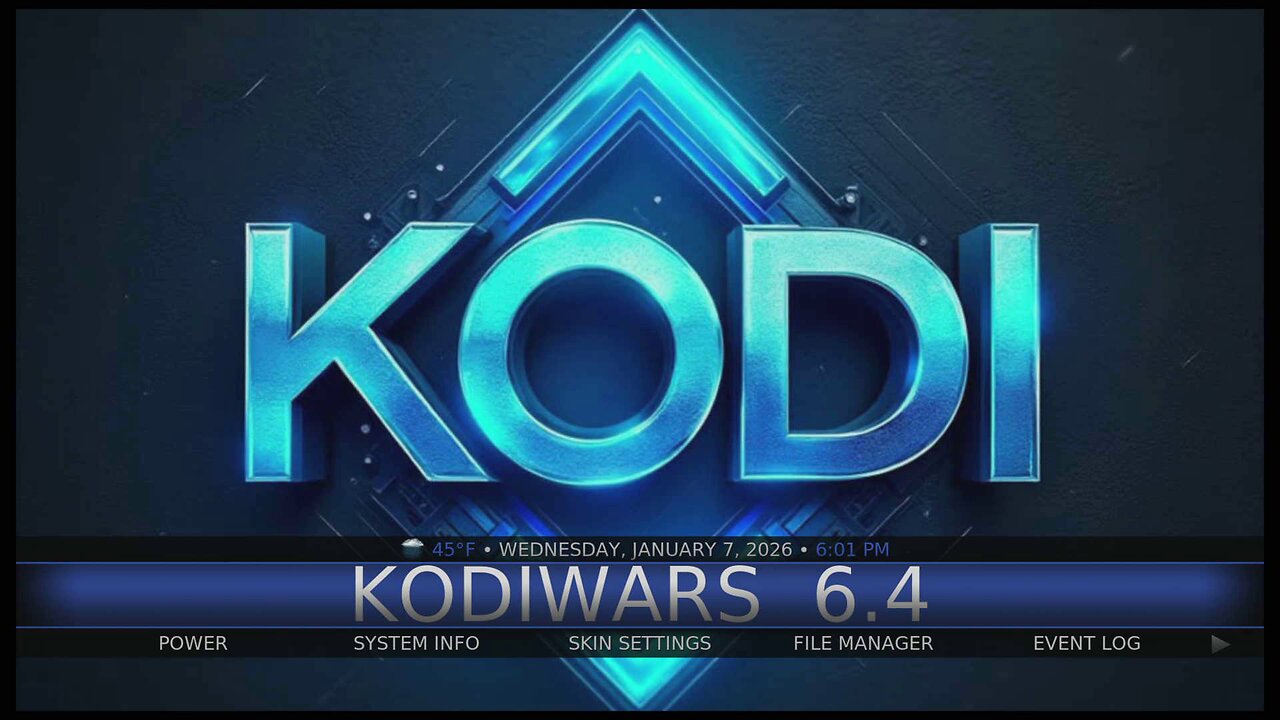 How to install Guru's Kodiwars Kodi Build