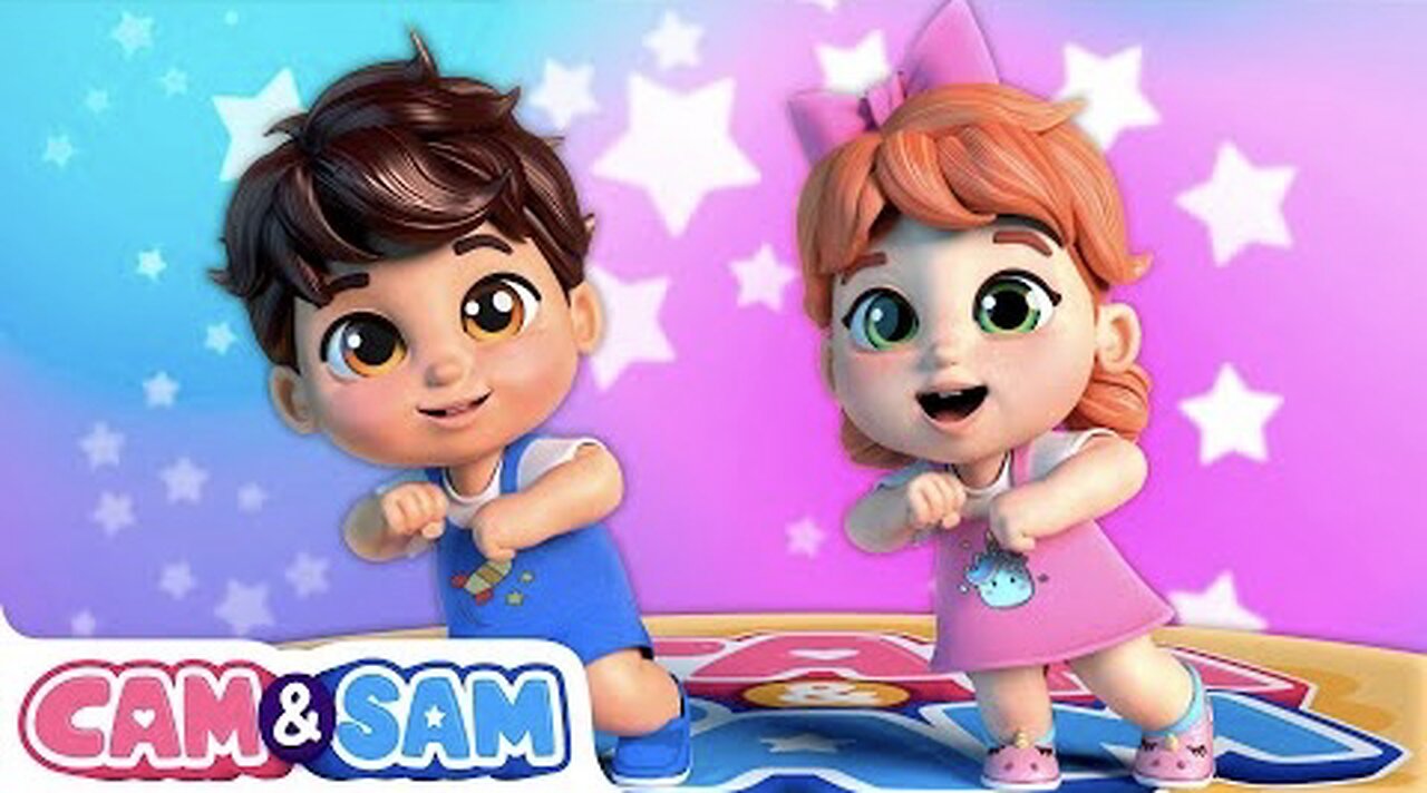 Five Little Animals DANCE + More Kids Song & Nursery Rhymes | Cam & Sam