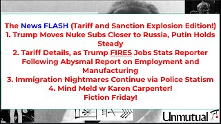Liberty Conspiracy Live 8-1-25 Tariff Explosion, Schmuckabee, Carpenter, FICTION
