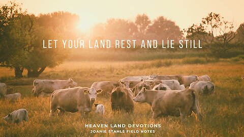 Heaven Land Devotions - Let Your Land Rest And Lie Still