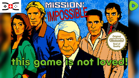NES Retro! - Mission Impossible. i'ts a horrible game, and difficult...