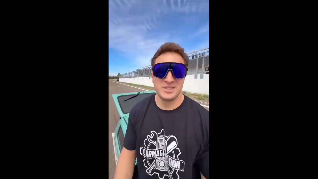 🇮🇹A race was held in Italy between the shortest, narrowest and lowest Fiat Panda