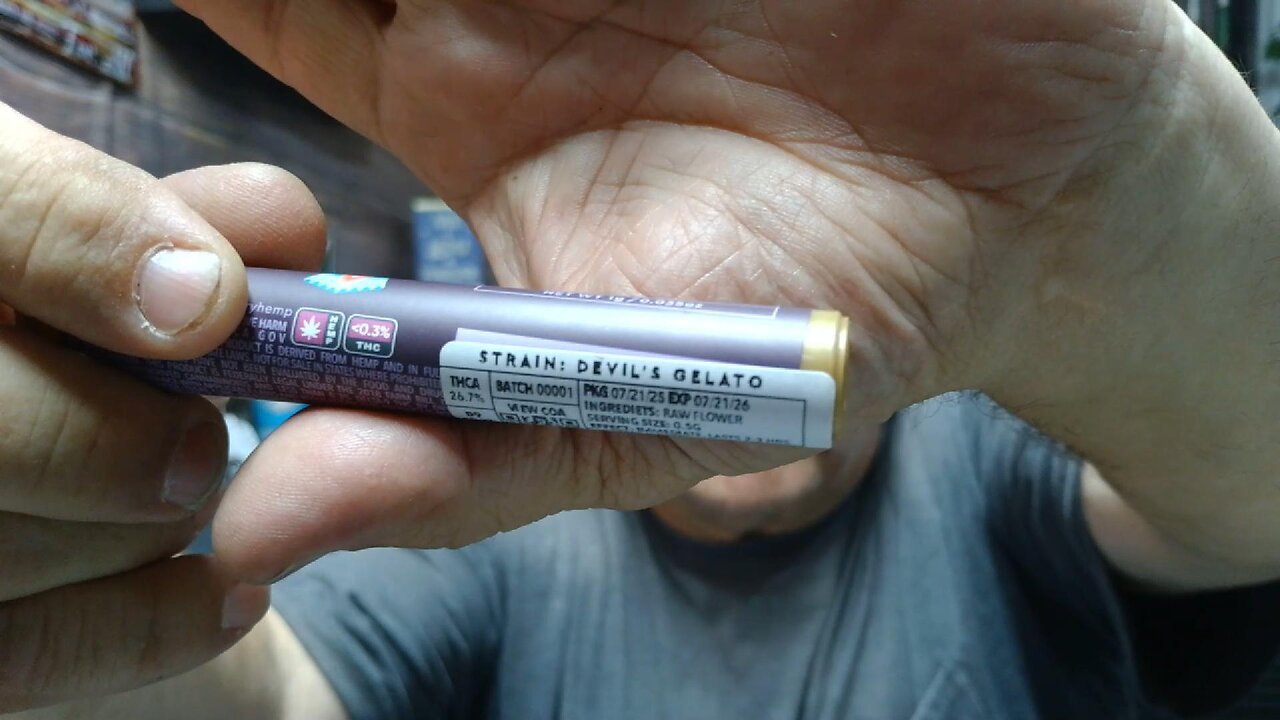 Devils Gelato Pre-Roll from Revelry Hemp