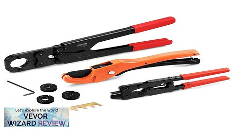 VEVOR PEX Pipe Crimping Tool Kit Pro Press Crimper for 3/8" 1/2" Review