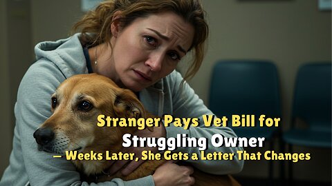 Stranger Pays Vet Bill for Struggling Owner — Weeks Later, He Gets a Letter That Changes Everything
