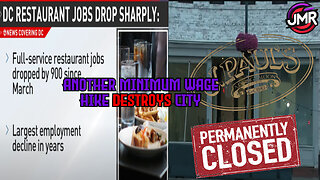 Washington DC restaurants SHUTDOWN after democrats push minimum WAGE hike!