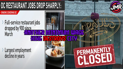 Washington DC restaurants SHUTDOWN after democrats push minimum WAGE hike!