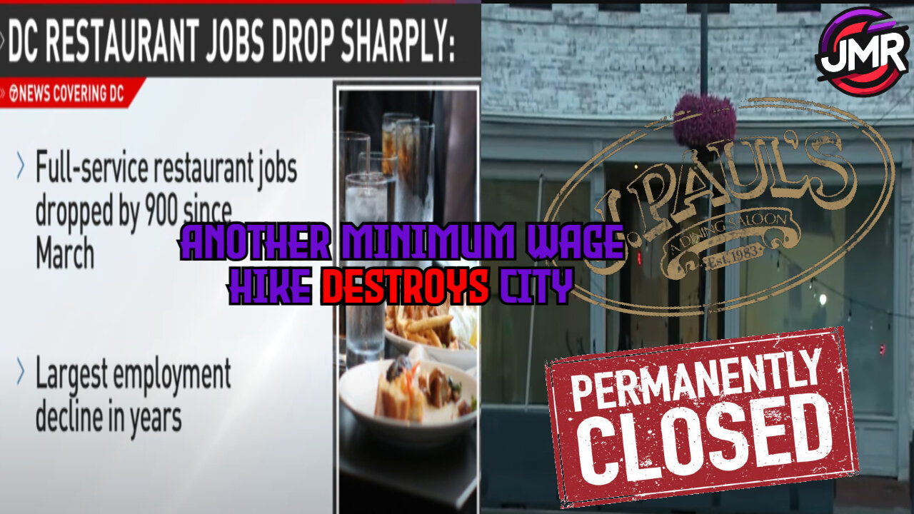 Washington DC restaurants SHUTDOWN after democrats push minimum WAGE hike!