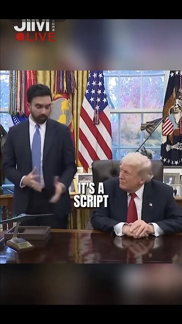 Jim Live~ Its a Script | Trump ❤️ Mamdani