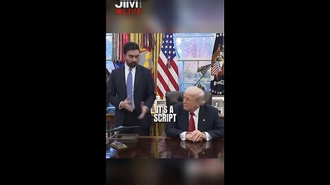 Jim Live~ Its a Script | Trump ❤️ Mamdani